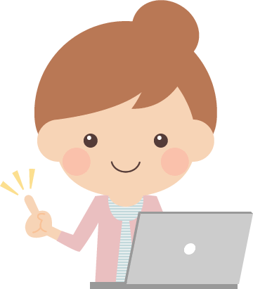 パソコンを使う女性