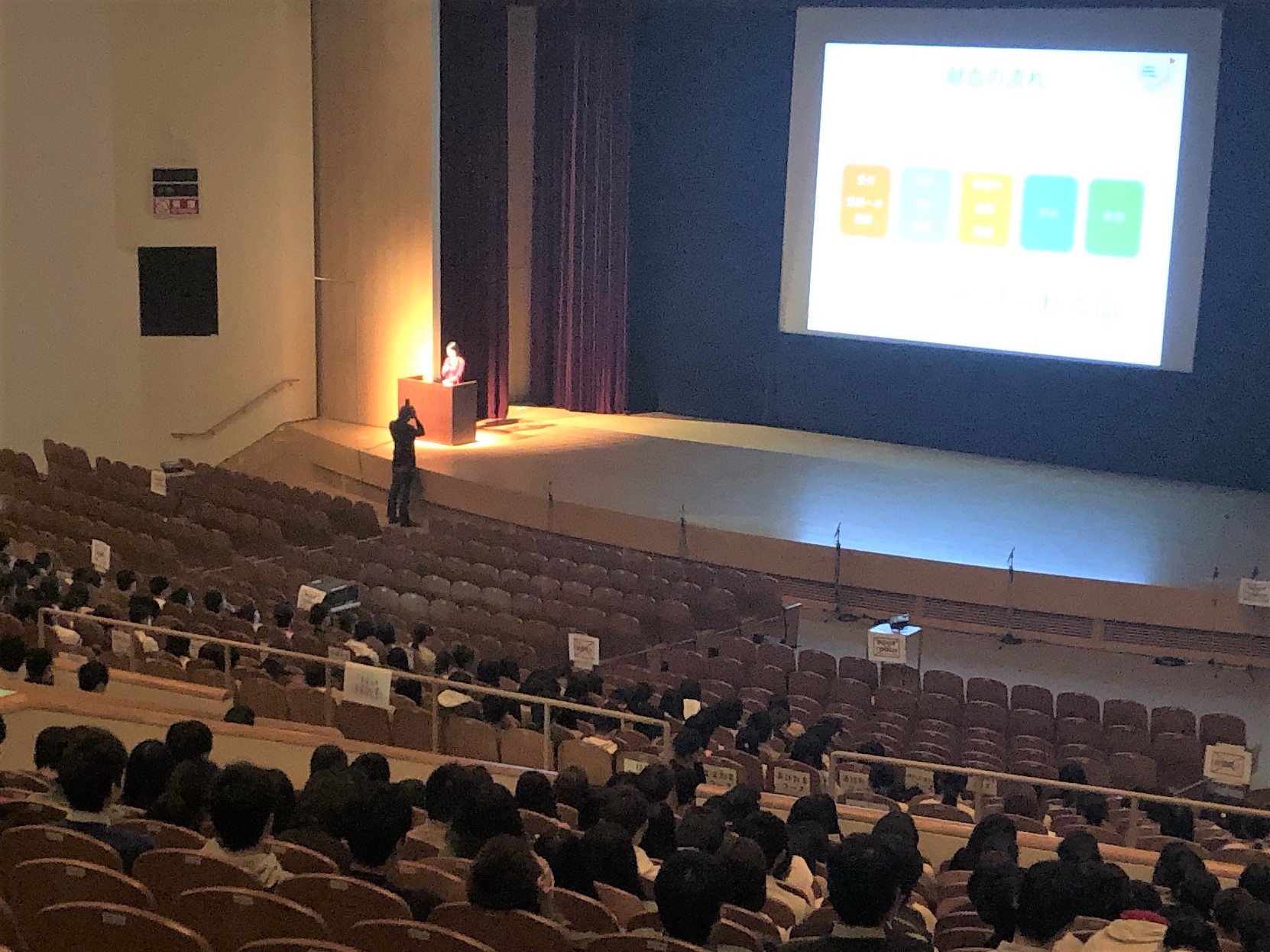 対面開催時の大学生活説明会（2019年）