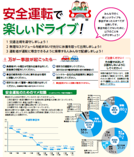 安全運転で楽しいドライブ!